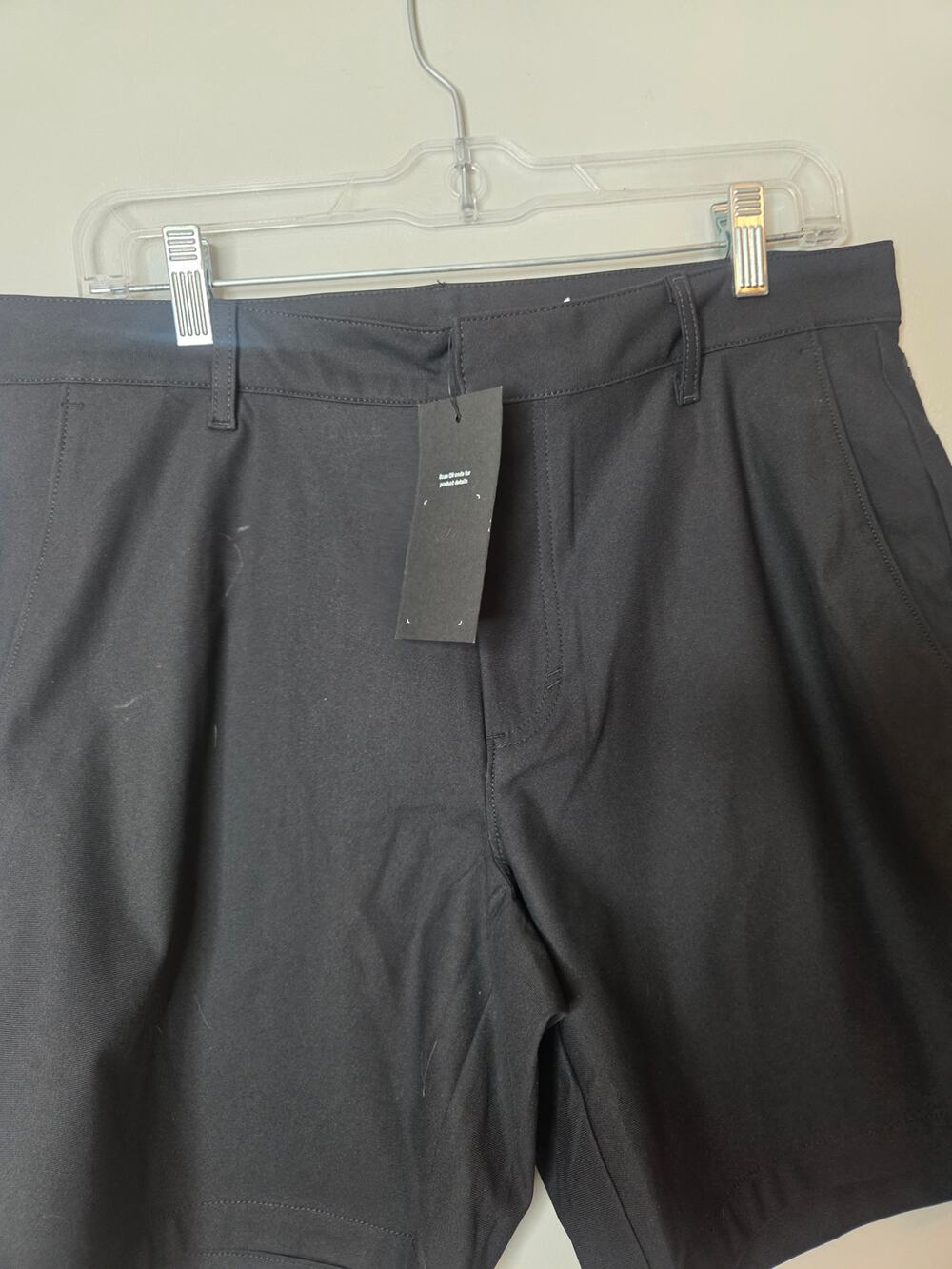 Fabletics Men’s Size 34 Black Performance Golf Shorts NWT Athletic Stretch